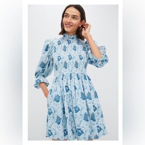 NWT Hyacinth House Smocked Top Mini Dress